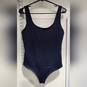 Express Thong Bodysuit Size Medium Navy Blue
